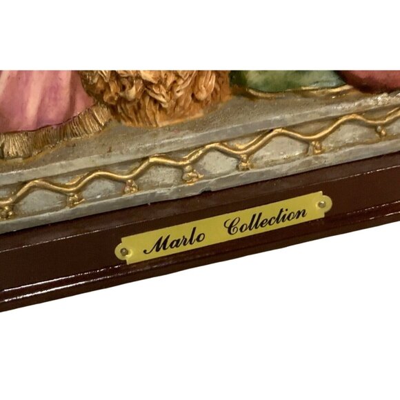 Marlo Collection Nativity Scene Figurine 9" Tall Hand-Painted Resin Sculpture Wi - Picture 3 of 8